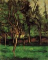 Huerto Paul Cezanne bosque bosque